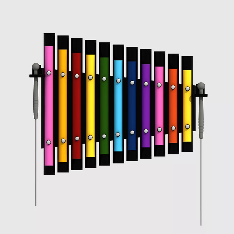 Պատի մետաղական հարվածային խաղալիք երաժշտական ​​գործիք